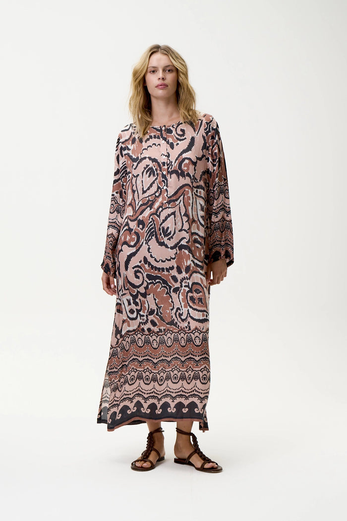 One Season Llew Maxi - Valencia-Cupro-Mocha