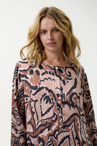 One Season Llew Maxi - Valencia-Cupro-Mocha