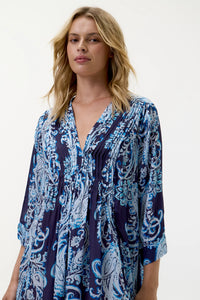 One Season Mia Barbuda Viscose Navy