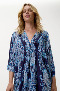 One Season Mia Barbuda Viscose Navy