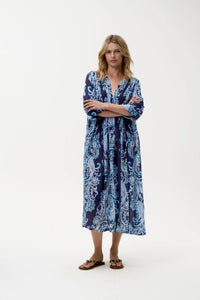 One Season Mia Barbuda Viscose Navy