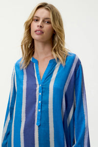 One Season Bazaar Stripe Moroccan Blue