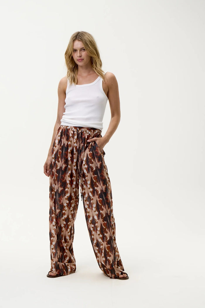 One Season Isla Pant - Mallorca-Sushi Voile-Mocha