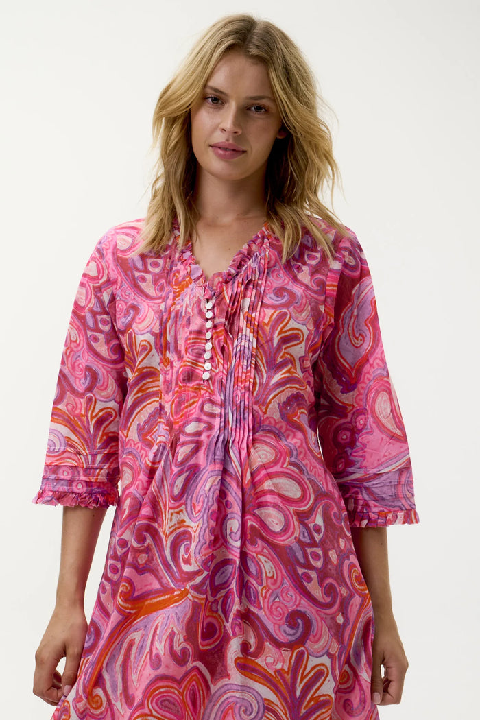 One Season Long Poppy Merida Cotton Pink Swirl