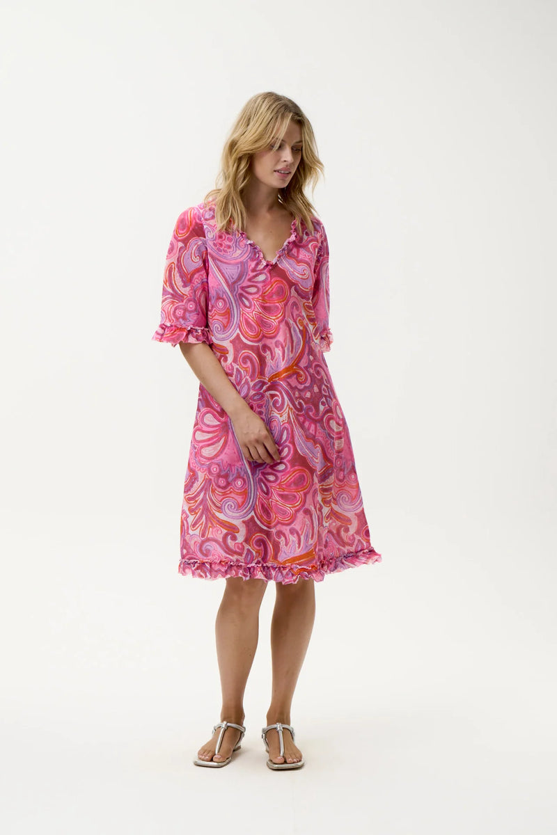 One Season Middy Indi Merida Cotton Pink Swirl