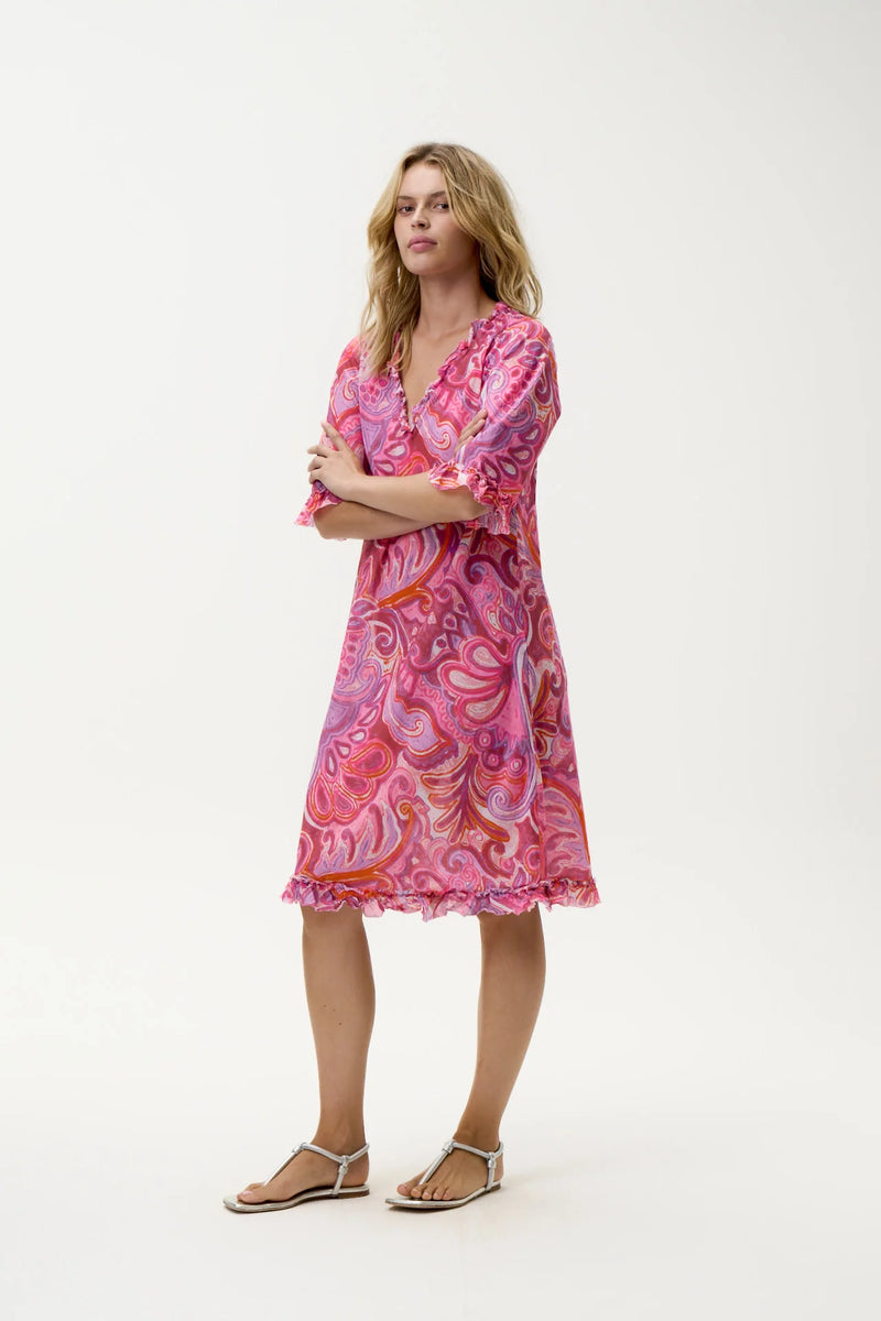 One Season Middy Indi Merida Cotton Pink Swirl