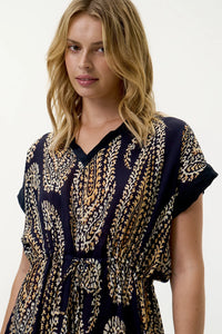 One Season Sammi Provence Navy Paisley