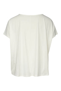 Moyuru Printed Tee in White/Black 251026