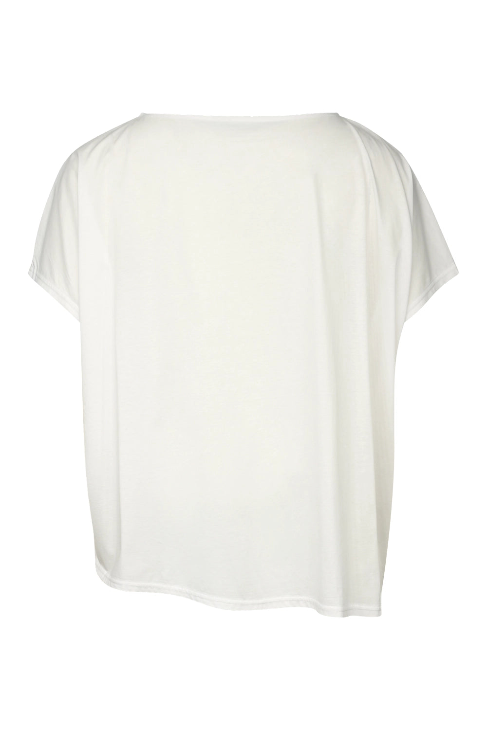 Moyuru Printed S/S Tee in White/Black 251039