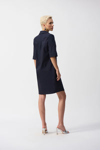 Joseph Ribkoff Stretch Poplin Trapeze Dress Jr251153