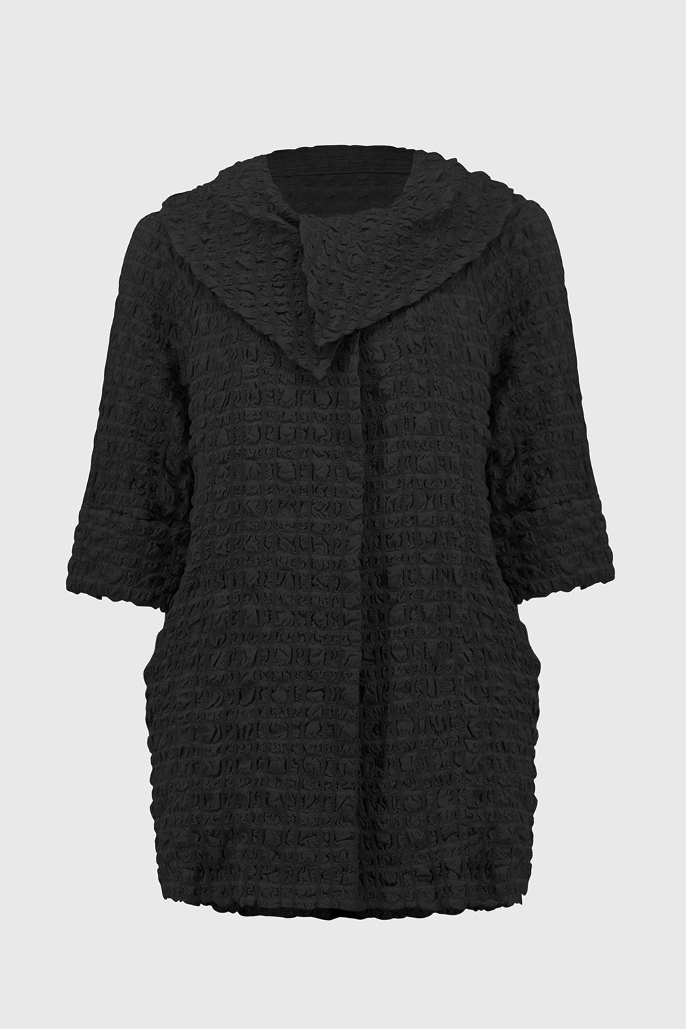 Joseph Ribkoff Bubble Jacquard Trapeze Coat Jr251234