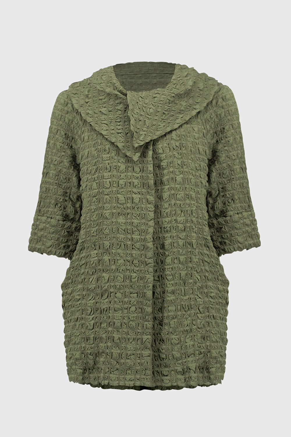 Joseph Ribkoff Bubble Jacquard Trapeze Coat Jr251234