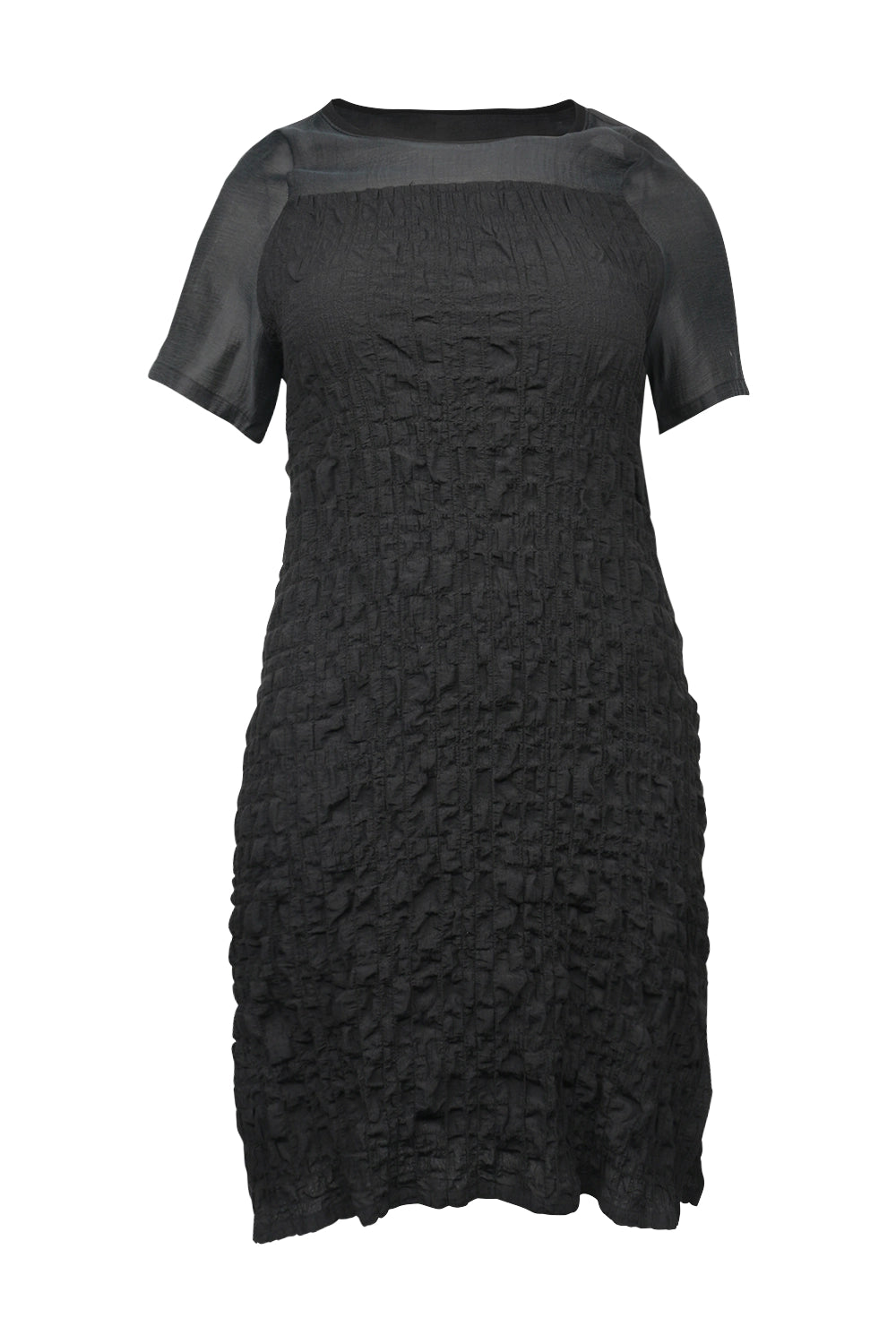 Moyuru SeaSucker Dress in Black 251610