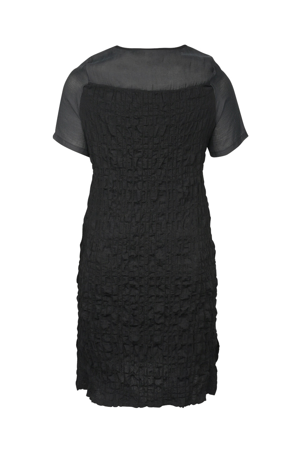 Moyuru SeaSucker Dress in Black 251610