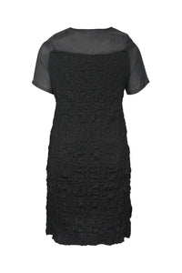 Moyuru SeaSucker Dress in Black 251610
