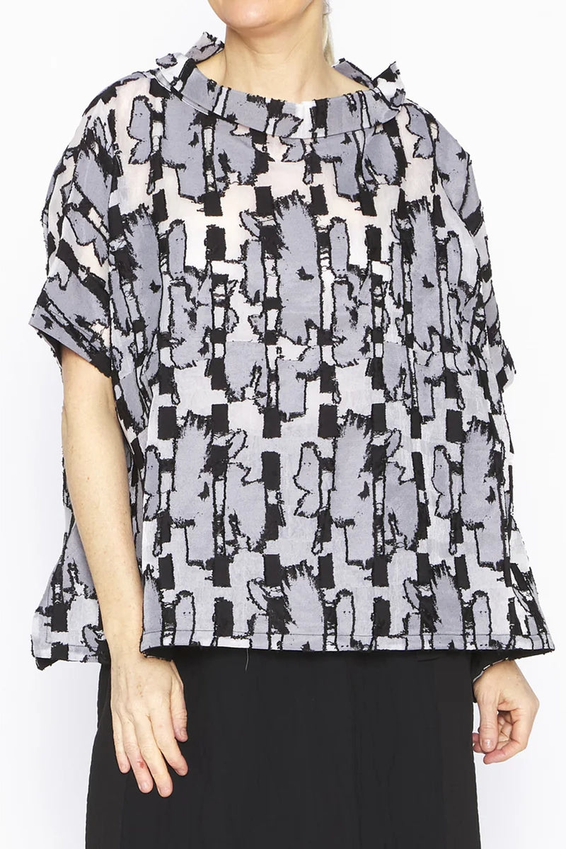 Moyuru Short Sl BrocadeTop 251638