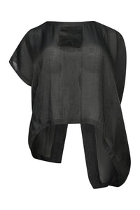 Moyuru Dressy Top in Shimmer Black 251646