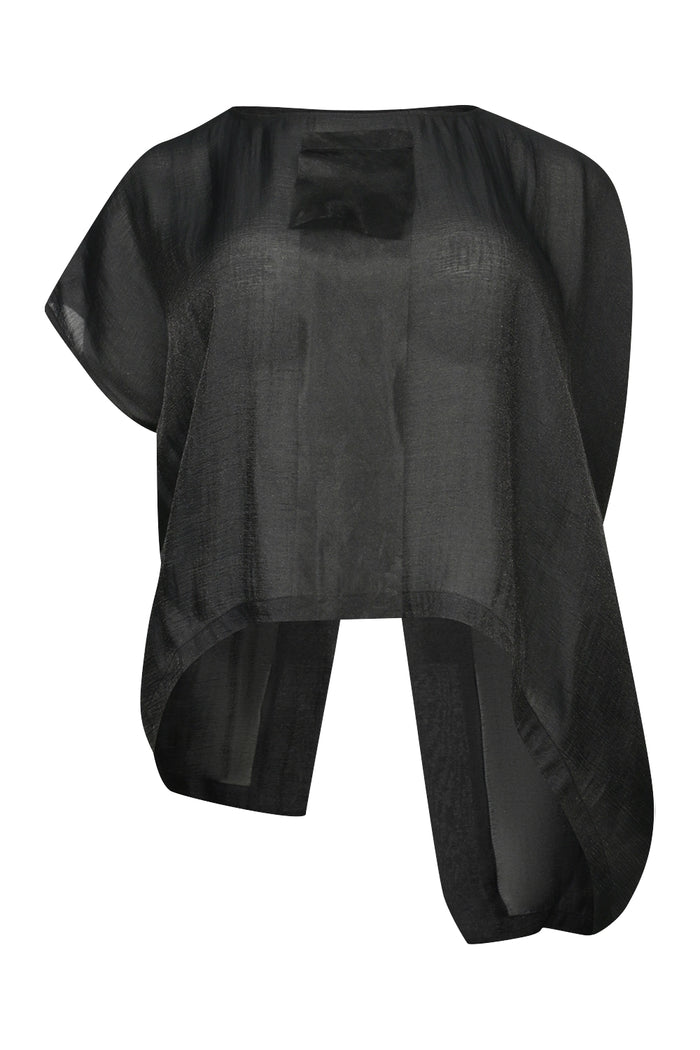 Moyuru Dressy Top in Shimmer Black 251646