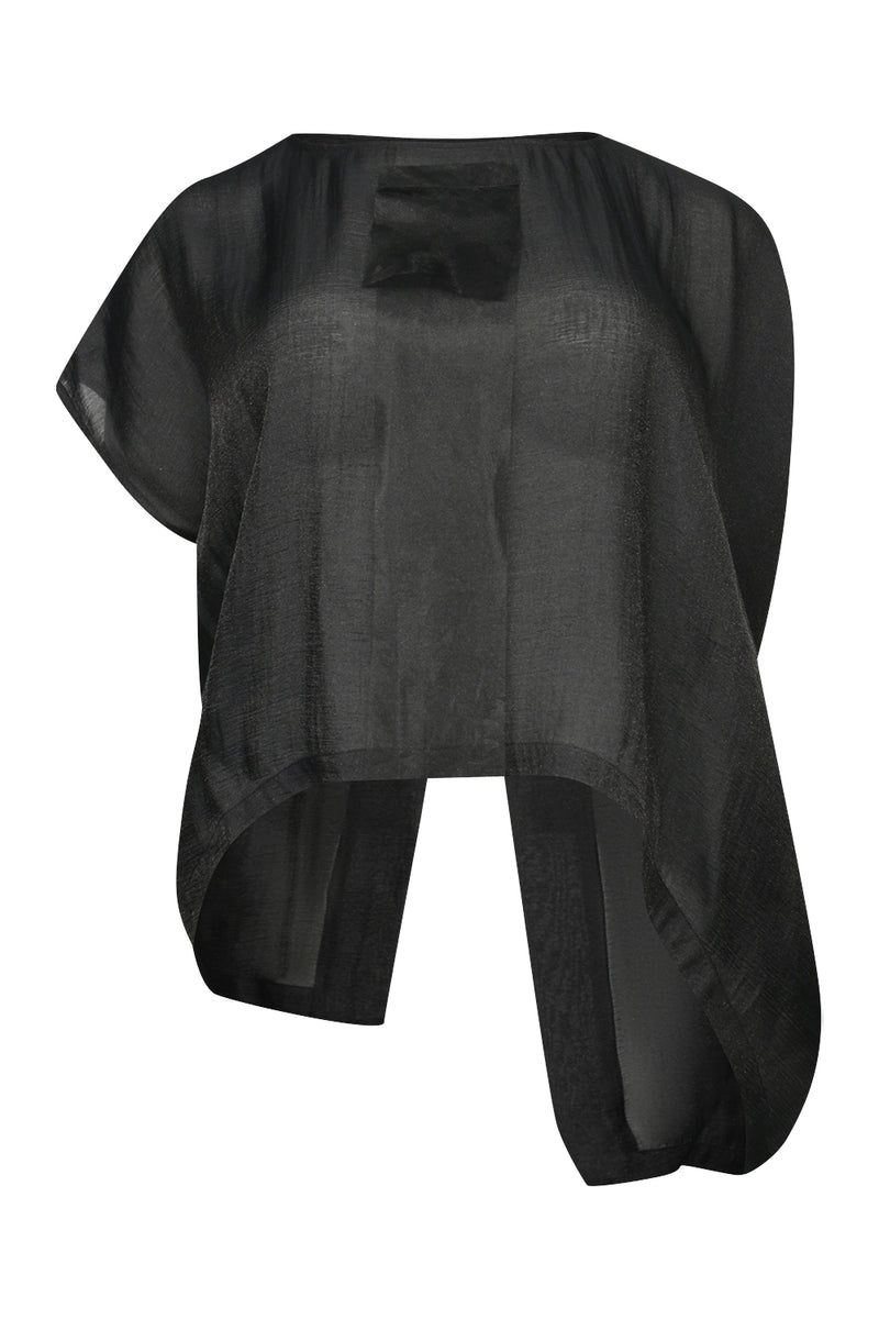 Moyuru Dressy Top in Shimmer Black 251646