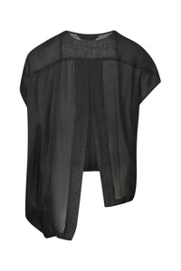 Moyuru Dressy Top in Shimmer Black 251646