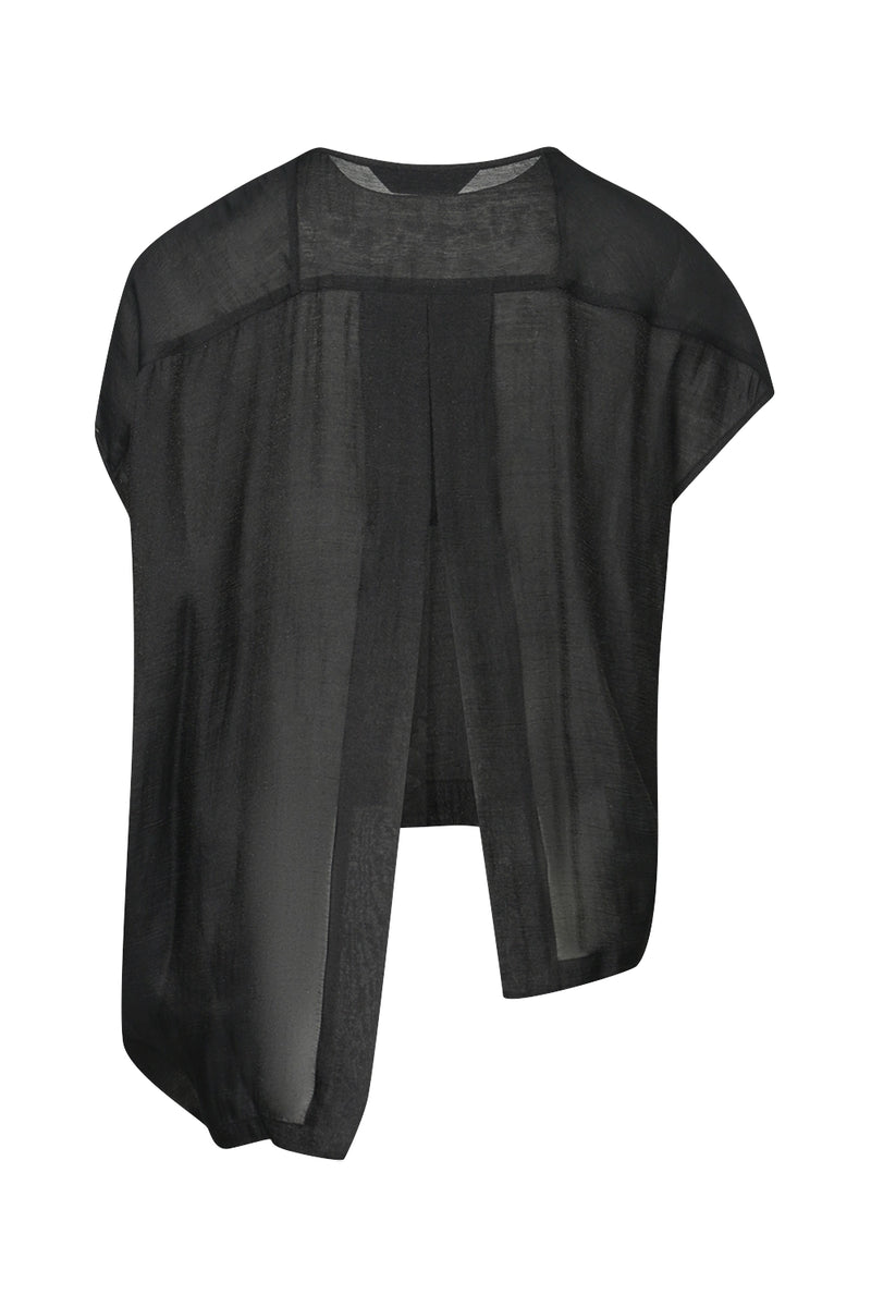 Moyuru Dressy Top in Shimmer Black 251646