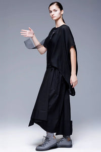 Moyuru Dressy Top in Shimmer Black 251646