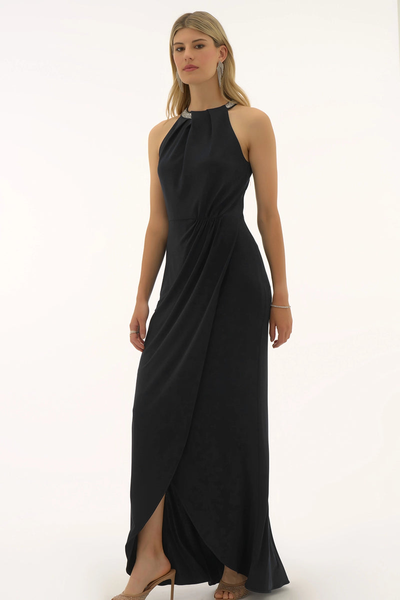 Joseph Ribkoff Signature Silky Knit Halter Gown Jr251709