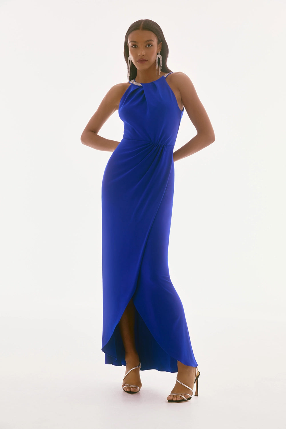 Joseph Ribkoff Signature Silky Knit Halter Gown Jr251709