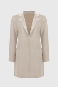 Joseph Ribkoff Scuba Suede Straight Jacket Jr251941
