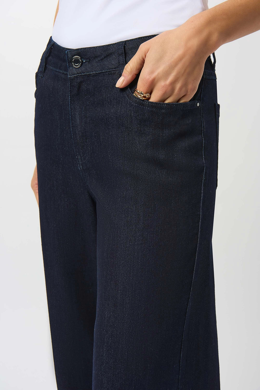 Joseph Ribkoff Goldie Classic Wide-Leg Stretch Jeans Jr251968F25