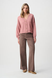 Joseph Ribkoff Classic Wide-Leg Stretch Jeans in Mink Jr251968F26