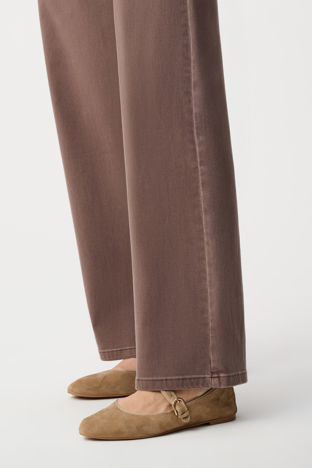 Joseph Ribkoff Classic Wide-Leg Stretch Jeans in Mink Jr251968F26