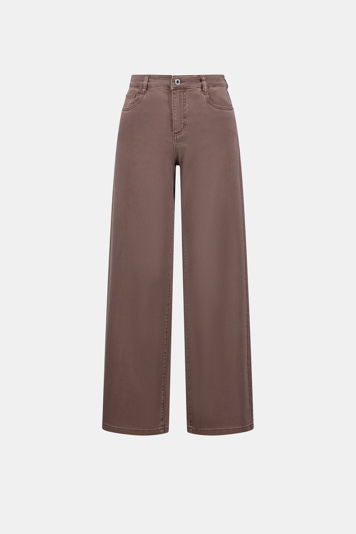 Joseph Ribkoff Classic Wide-Leg Stretch Jeans in Mink Jr251968F26