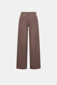 Joseph Ribkoff Classic Wide-Leg Stretch Jeans in Mink Jr251968F26