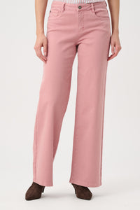 Joseph Ribkoff Classic Wide-Leg Stretch Jeans in Vintage Rose Jr251968F26