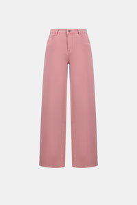 Joseph Ribkoff Classic Wide-Leg Stretch Jeans in Vintage Rose Jr251968F26