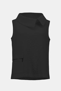 Joseph Ribkoff Seersucker Sleeveless Straight Top Jr252211