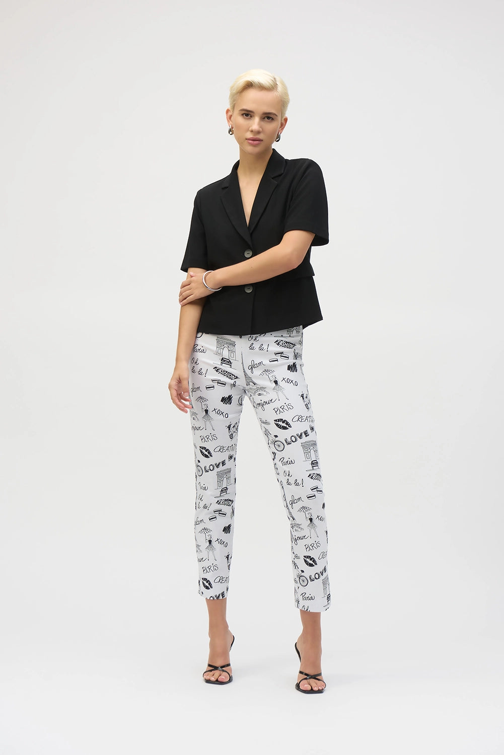 Joseph Ribkoff Millennium Print Straight Leg Pants Jr252233