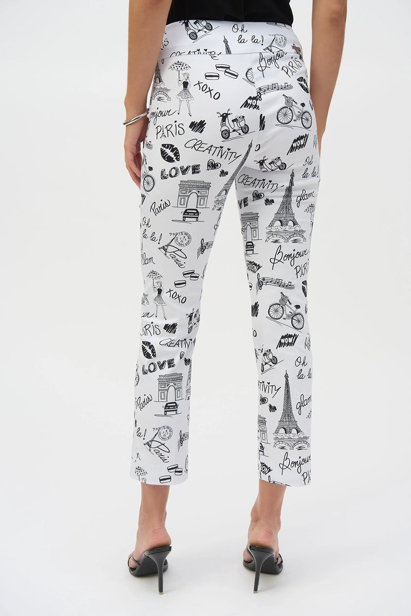 Joseph Ribkoff Millennium Print Straight Leg Pants Jr252233