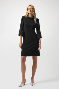 Joseph Ribkoff Silky Knit & Novelty A-Line Dress Jr253054