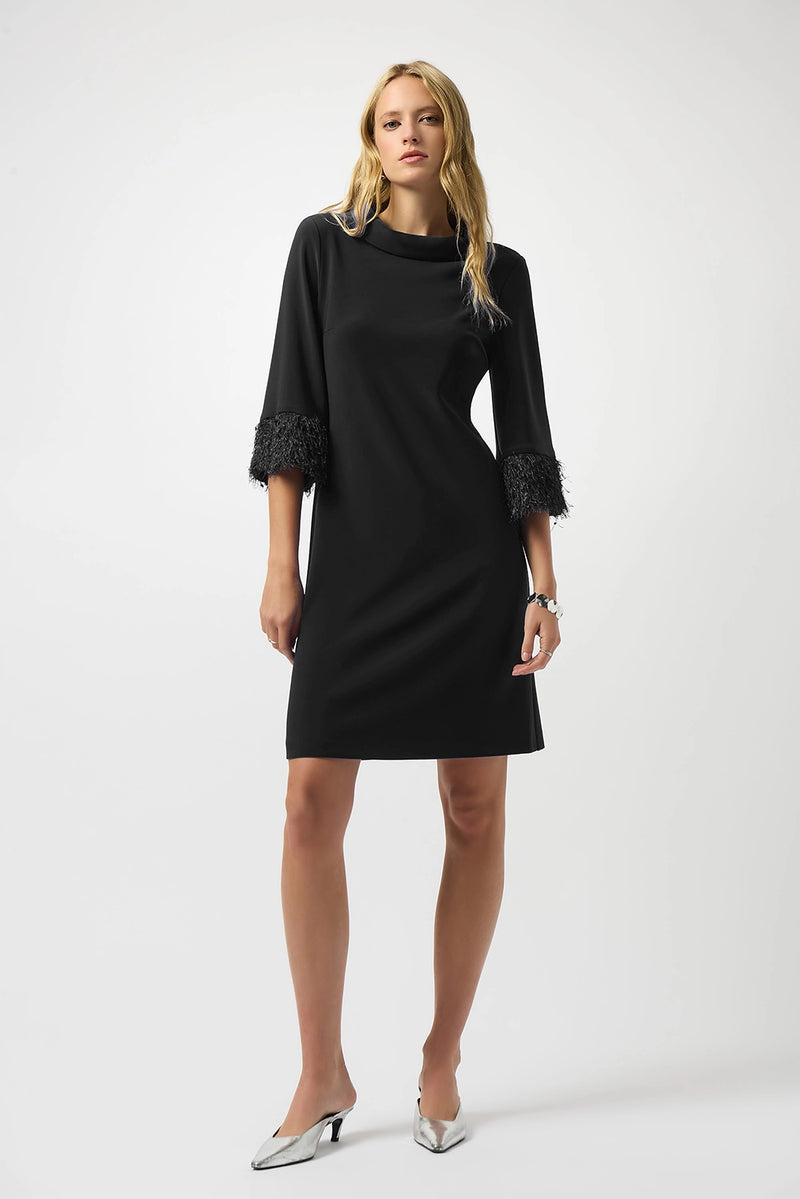 Joseph Ribkoff Silky Knit & Novelty A-Line Dress Jr253054