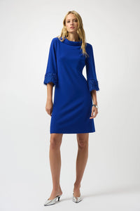 Joseph Ribkoff Silky Knit & Novelty A-Line Dress Jr253054