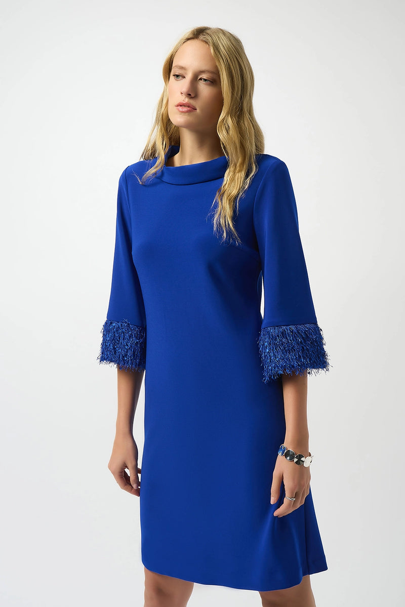Joseph Ribkoff Silky Knit & Novelty A-Line Dress Jr253054