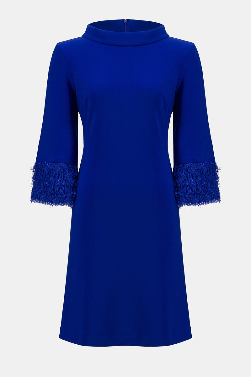 Joseph Ribkoff Silky Knit & Novelty A-Line Dress Jr253054