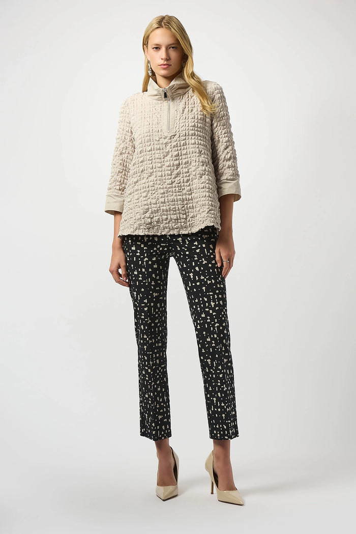 Joseph Ribkoff Millennium Abstract Print Straight Pull-On Pants Jr253097