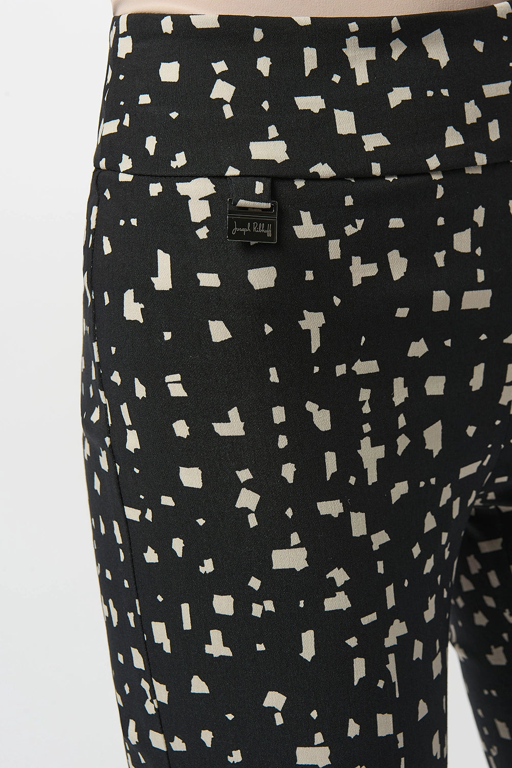 Joseph Ribkoff Millennium Abstract Print Straight Pull-On Pants Jr253097