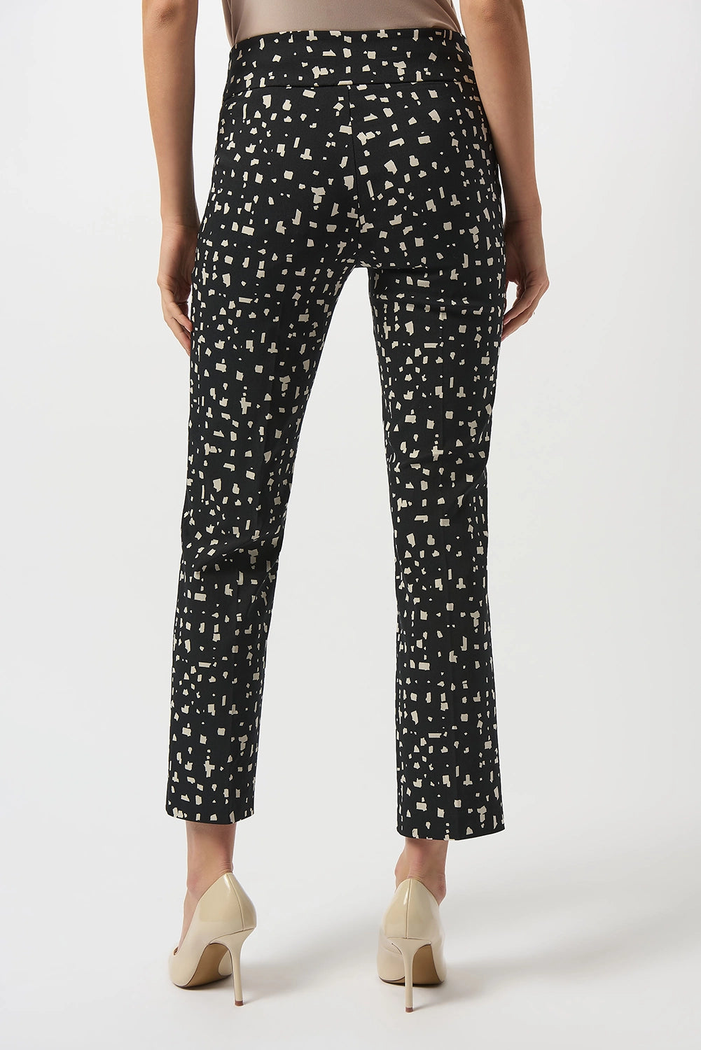 Joseph Ribkoff Millennium Abstract Print Straight Pull-On Pants Jr253097