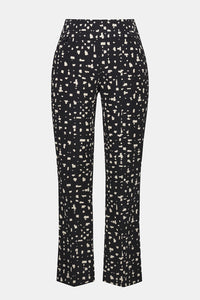 Joseph Ribkoff Millennium Abstract Print Straight Pull-On Pants Jr253097
