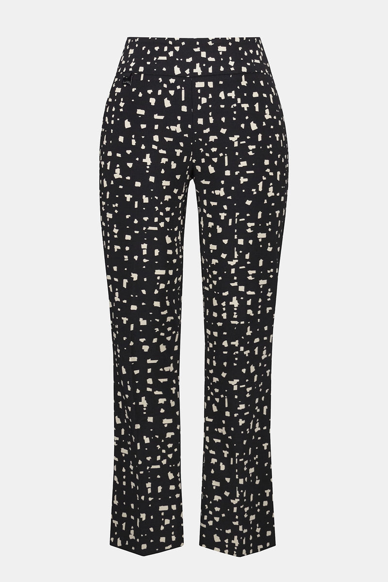 Joseph Ribkoff Millennium Abstract Print Straight Pull-On Pants Jr253097