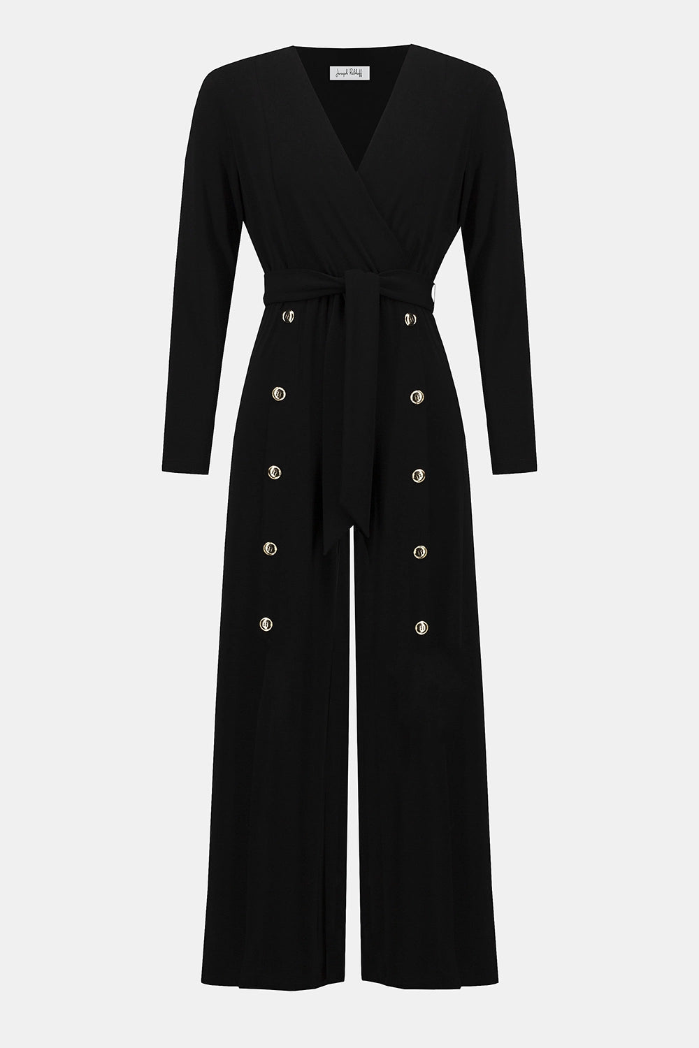 Joseph Ribkoff Moss Crepe Wide-Leg Jumpsuit Jr253119